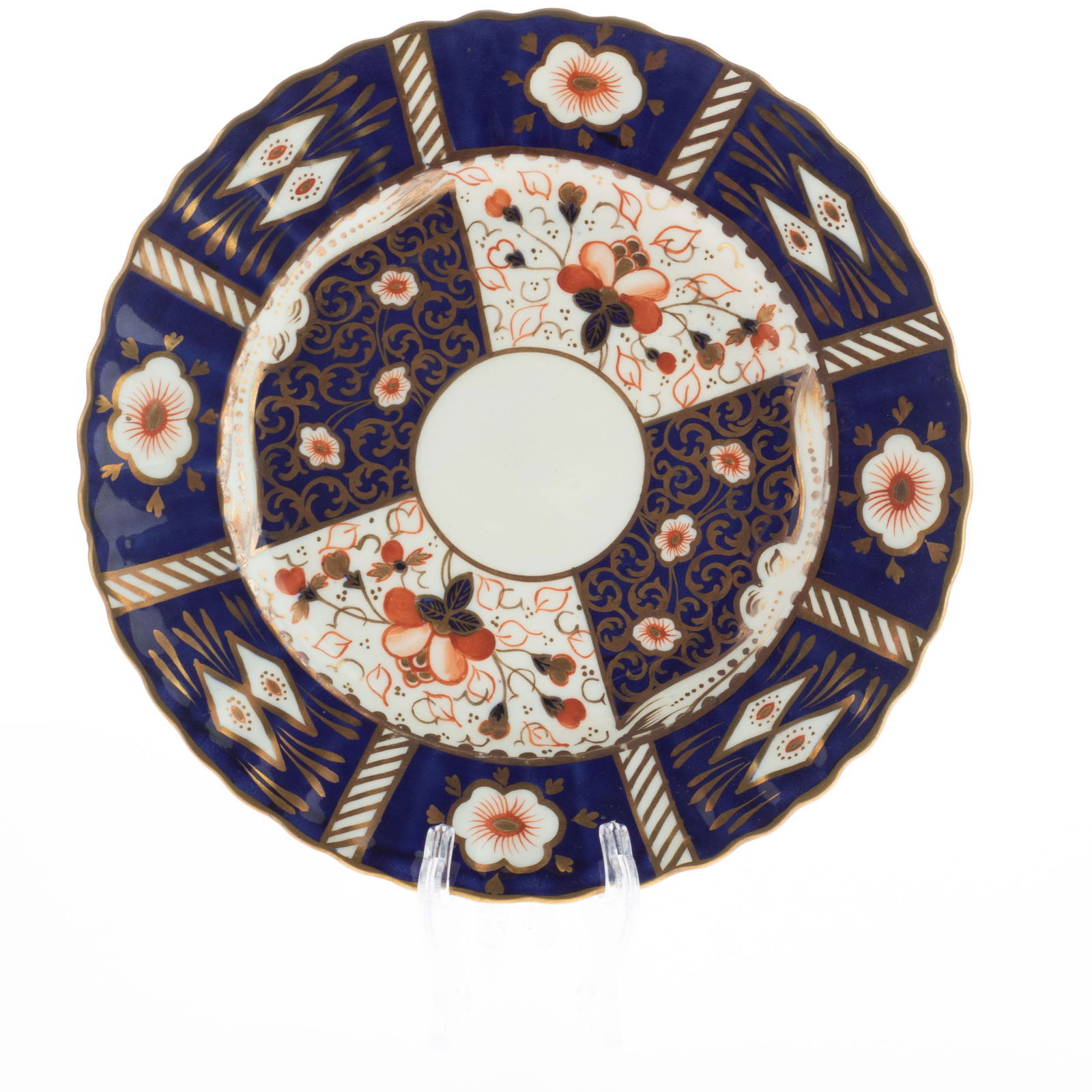 ROYAL CROWN DERBY IMARI PATTERN PORCELAIN CERAMIC PLATE: Kindly examine all photographs provided in this listing or ask for a condition report. All items offered are in generally good, pre-owned condition, unless otherwise specifically described, sold as se