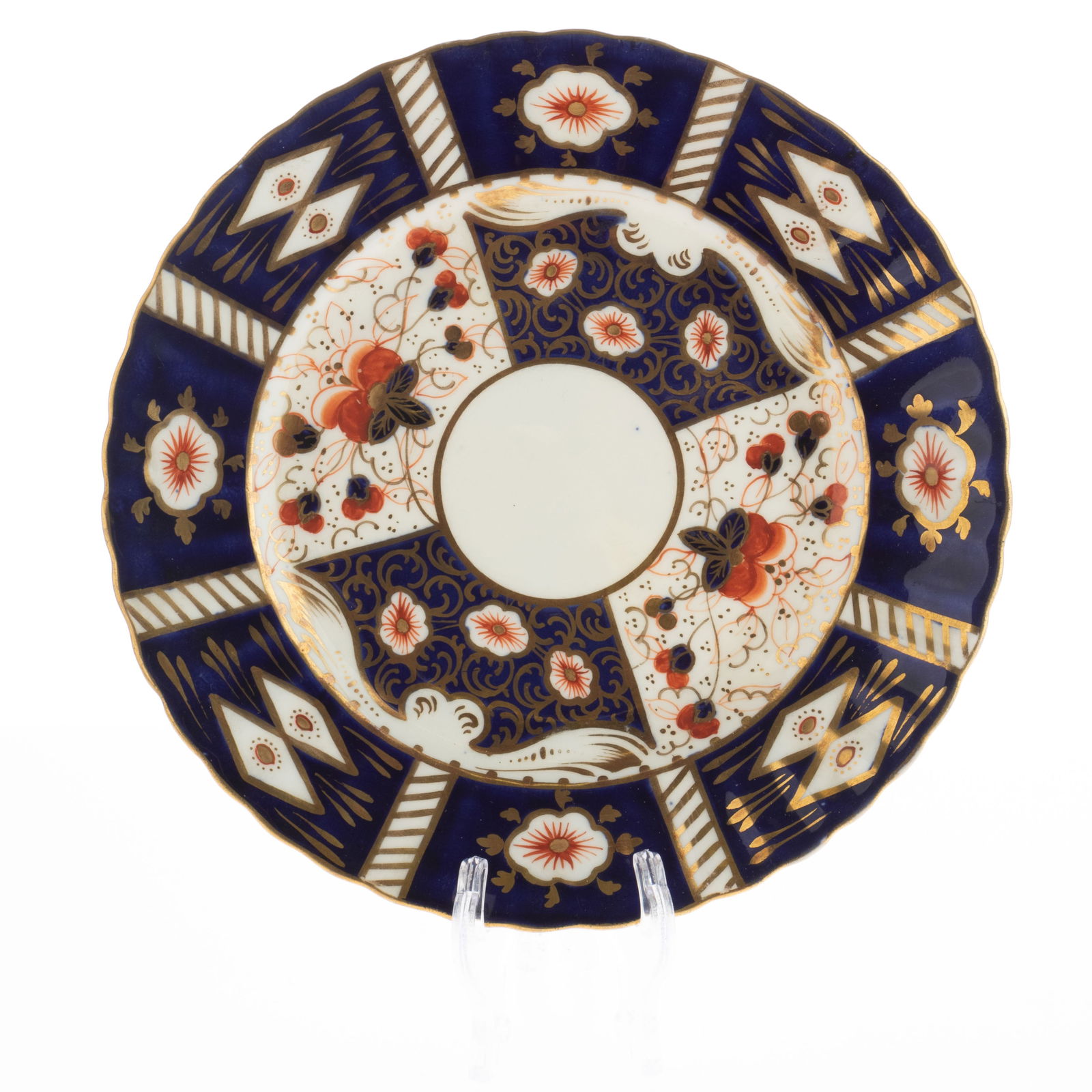 ROYAL CROWN DERBY IMARI PATTERN PORCELAIN CERAMIC PLATE: Kindly examine all photographs provided in this listing or ask for a condition report. All items offered are in generally good, pre-owned condition, unless otherwise specifically described, sold as se