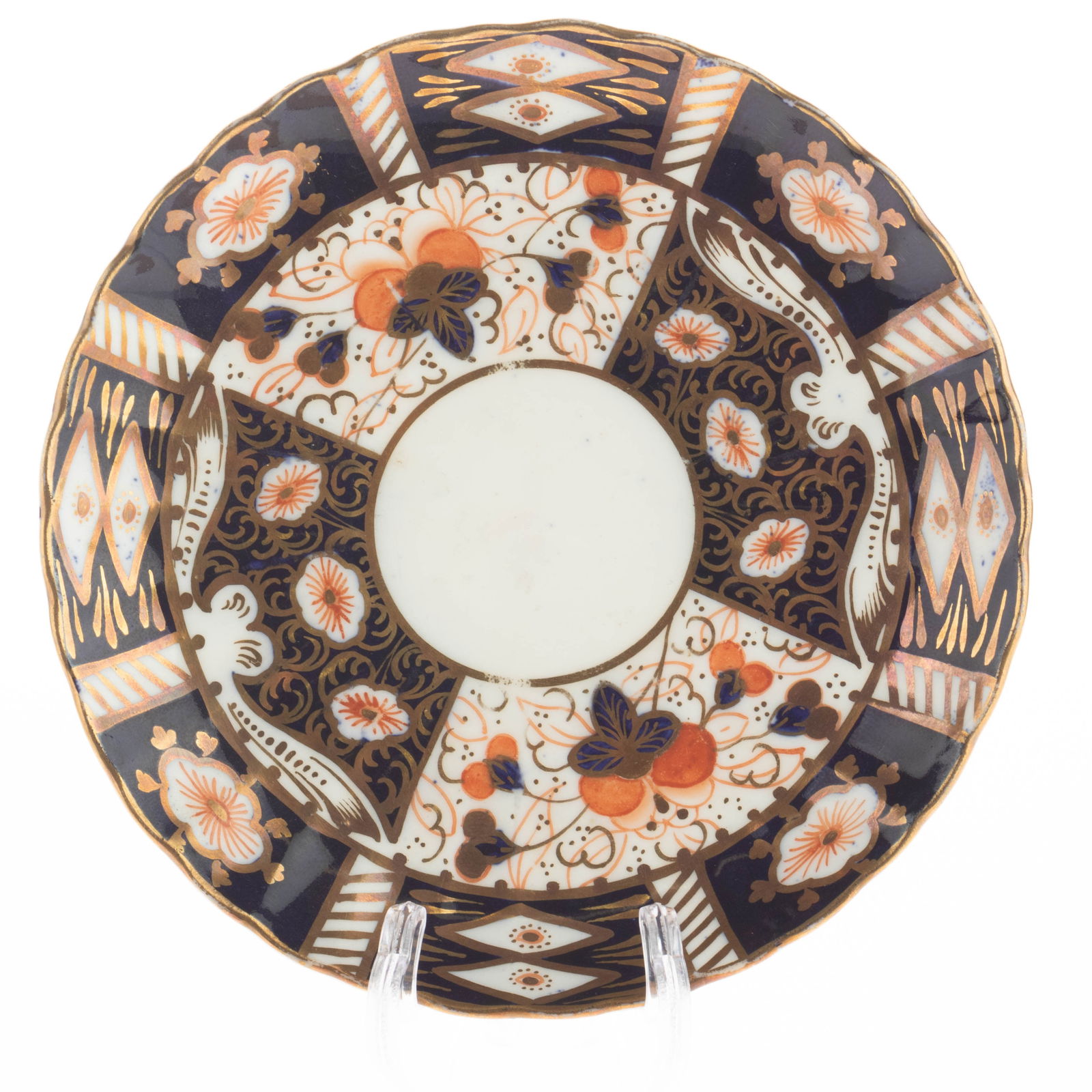 ROYAL CROWN DERBY IMARI PATTERN PORCELAIN CERAMIC PLATE: Kindly examine all photographs provided in this listing or ask for a condition report. All items offered are in generally good, pre-owned condition, unless otherwise specifically described, sold as se