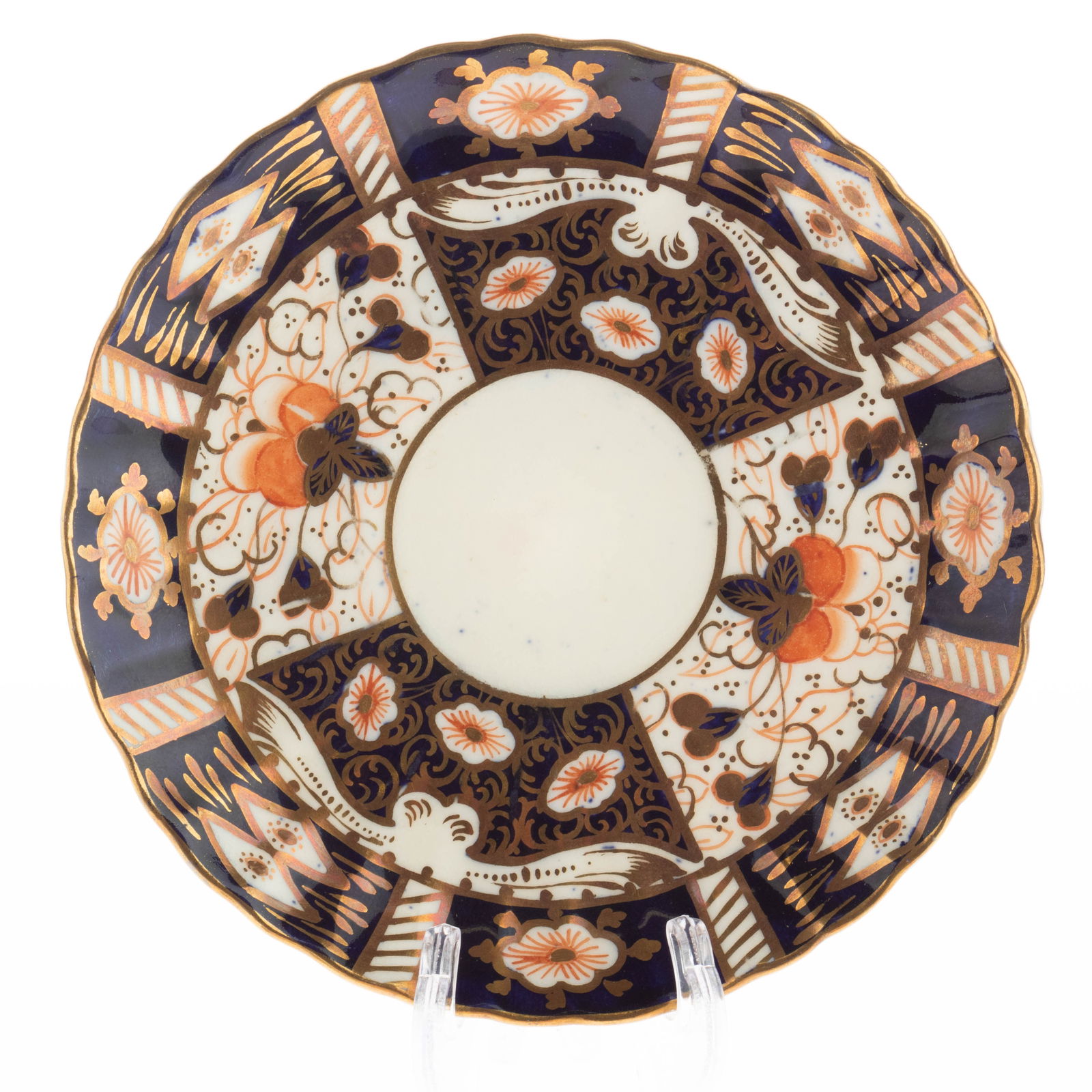 ROYAL CROWN DERBY IMARI PATTERN PORCELAIN CERAMIC PLATE: Kindly examine all photographs provided in this listing or ask for a condition report. All items offered are in generally good, pre-owned condition, unless otherwise specifically described, sold as se