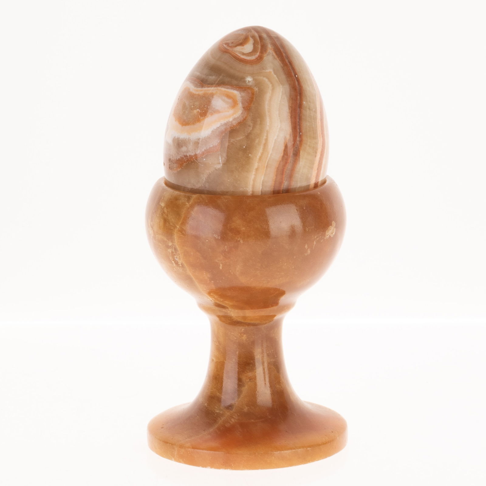 MID CENTURY ALABASTER EGG (1 of 4)