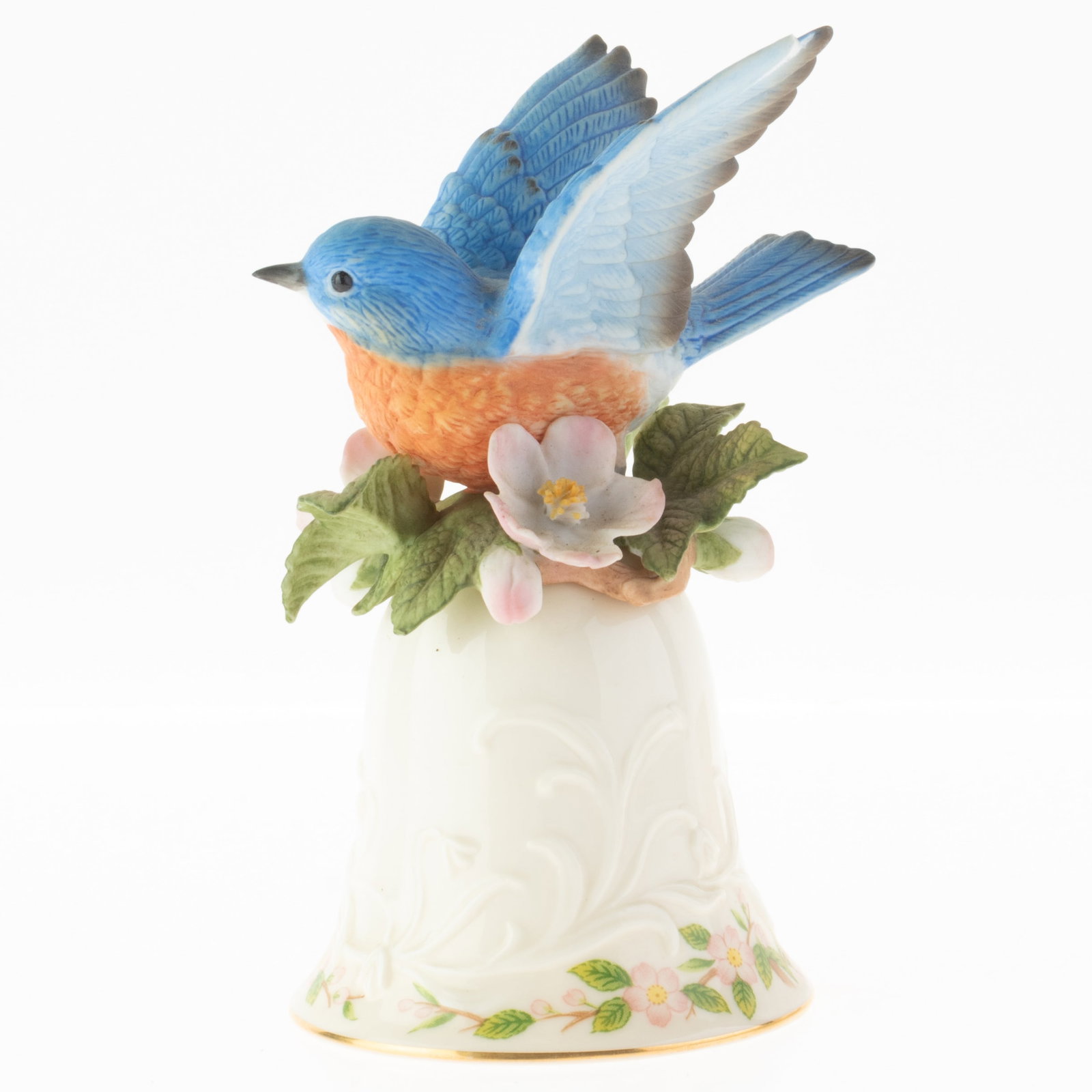 FINE PORCELAIN CERAMIC HAND PAINTED BIRD TABLE BELL: Kindly examine all photographs provided in this listing or ask for a condition report. All items offered are in generally good, pre-owned condition, unless otherwise specifically described. The item i