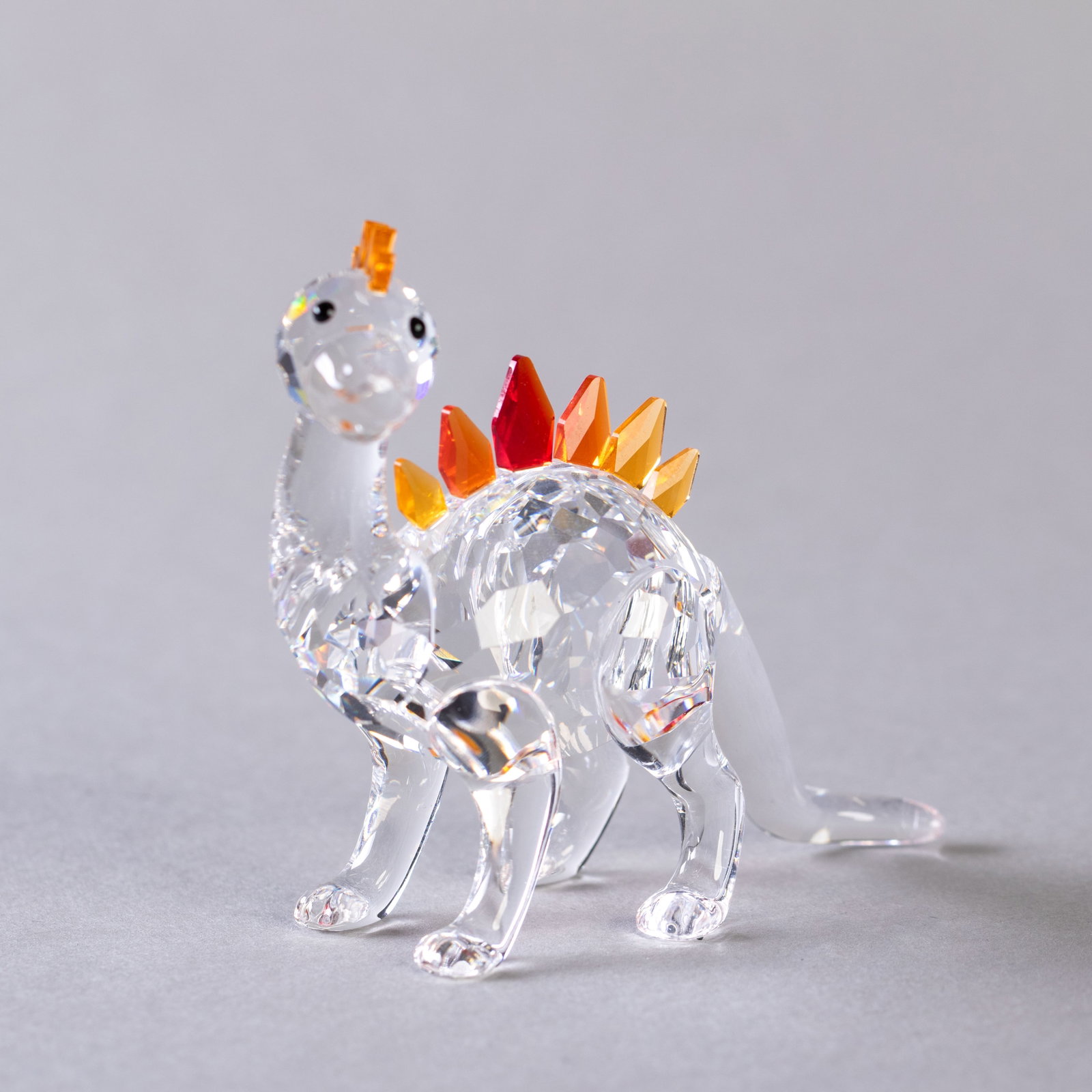 SWAROVSKI CRYSTAL GLASS SCULPTURE: (L) 8CM.From a collection of Wedgwood and other selected ceramic/porcelain objects. Kindly examine all photographs provided in this listing or ask for a condition report. All items offered are in gene