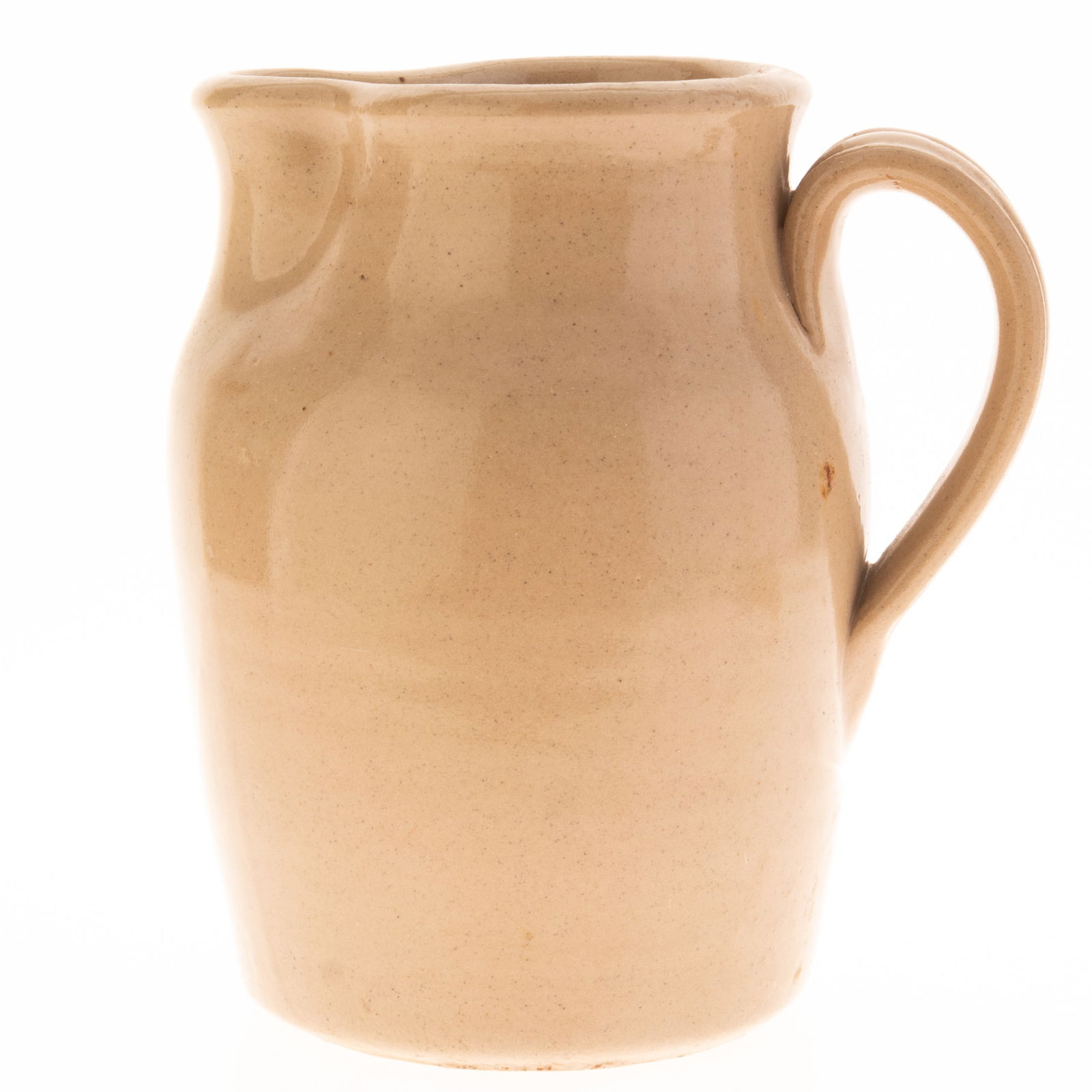ANTIQUE GLAZED STONEWARE PITCHER JUG (1 of 4)