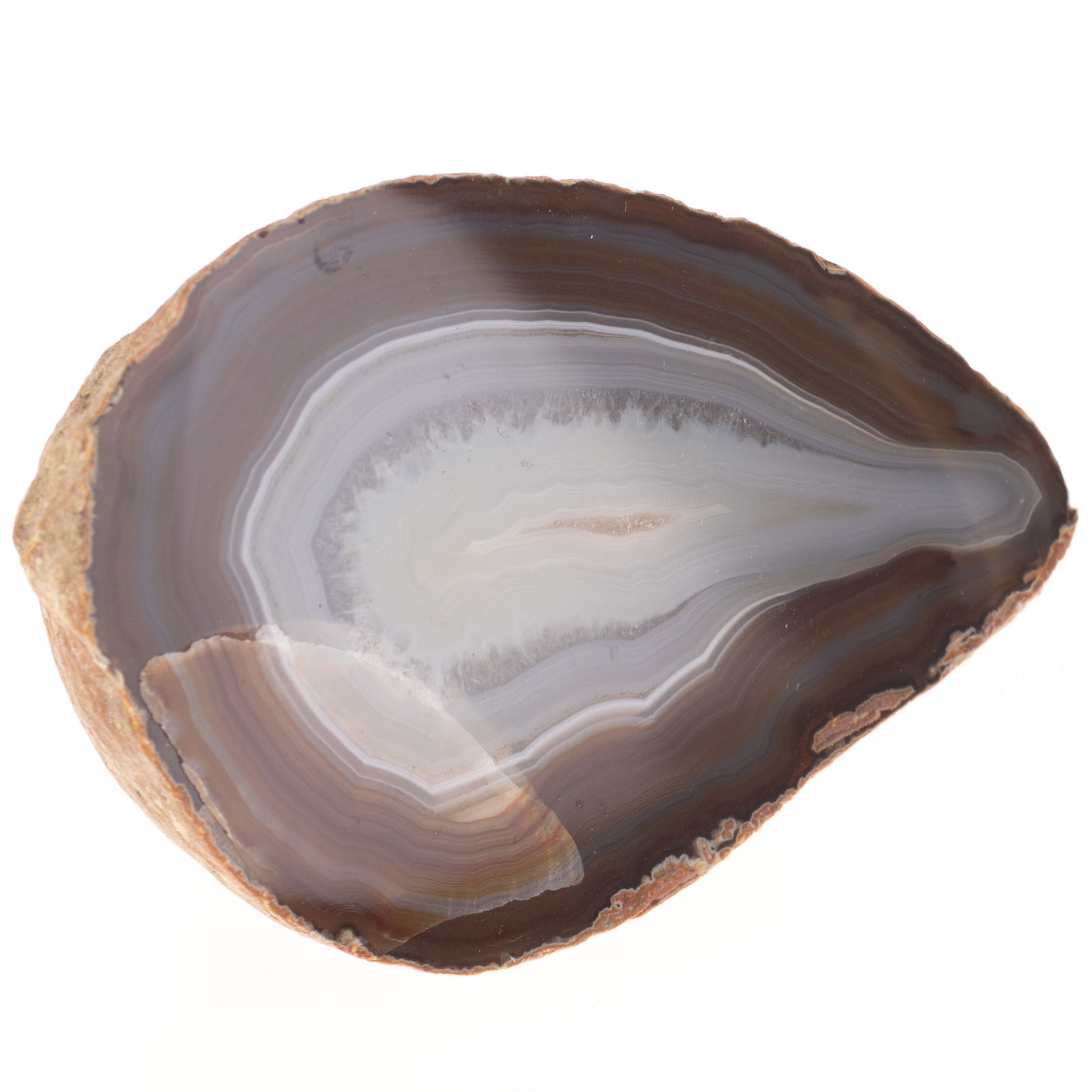A NATURAL AGATE GEODE (1 of 3)