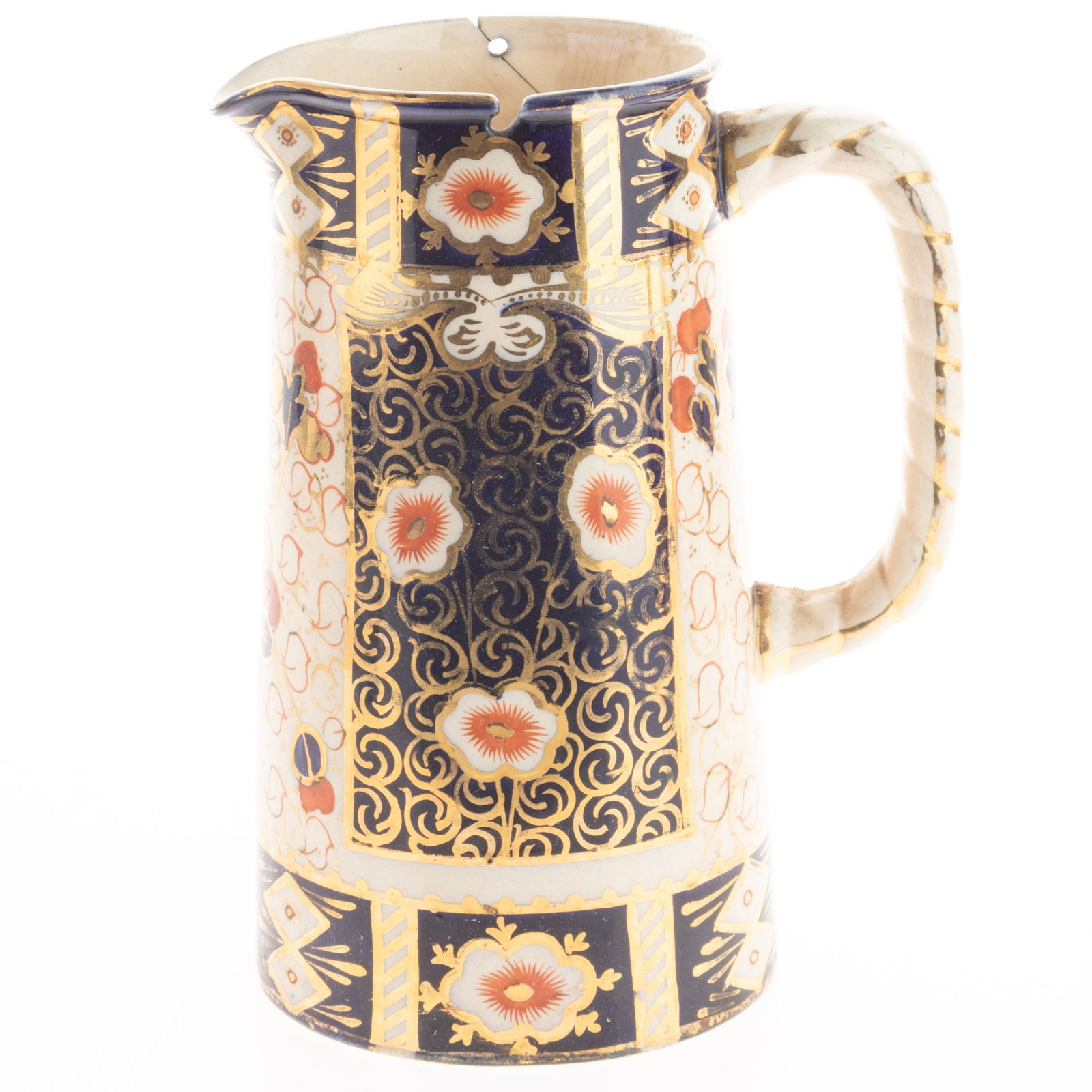 ROYAL CROWN DERBY IMARI PATTERN PORCELAIN CERAMIC PITCHER JUG (1 of 3)