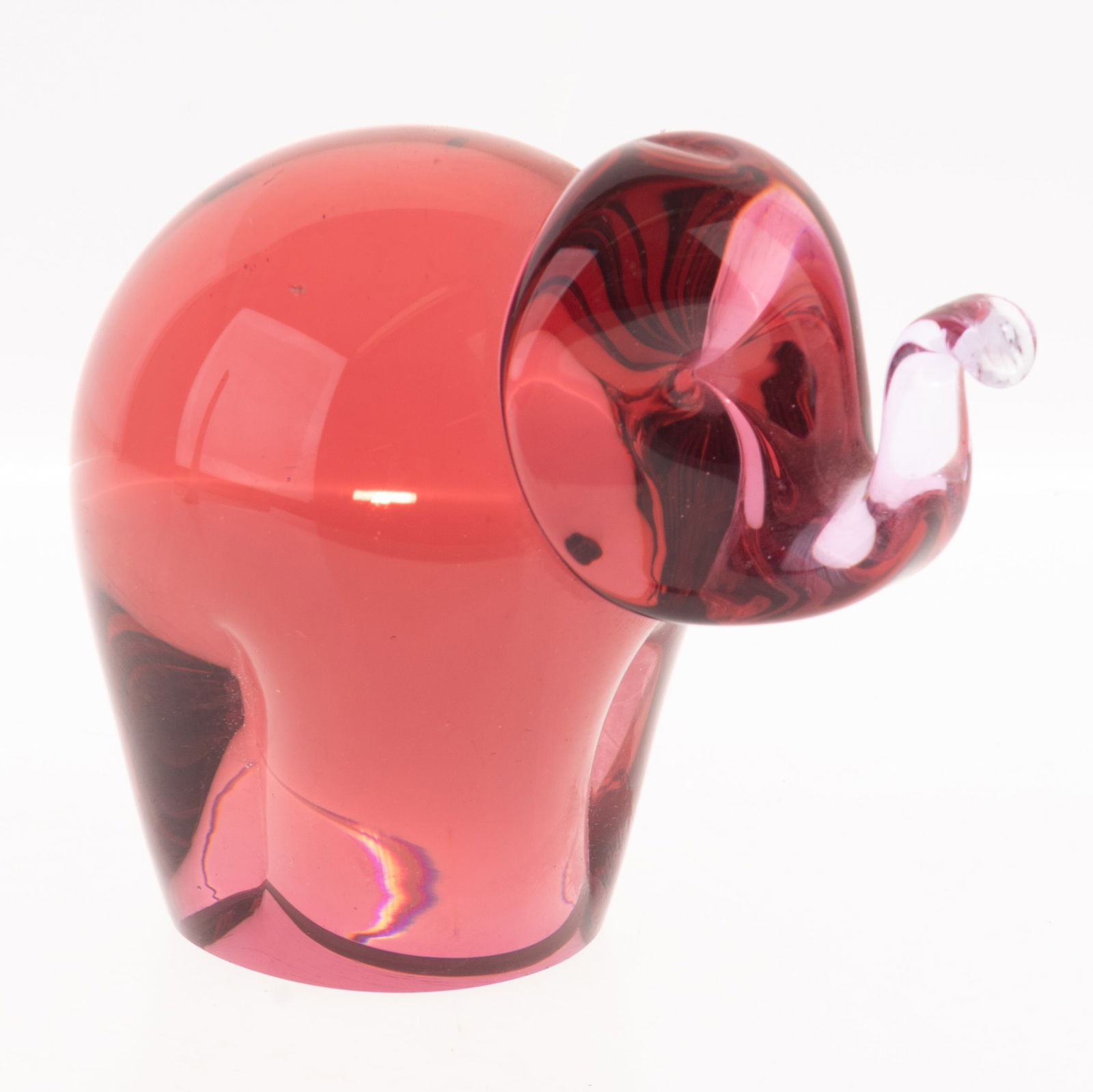 MURANO VENETIAN ITALIAN PINK HAND BLOWN GLASS ELEPHANT PAPERWEIGHT: Kindly examine all photographs provided in this listing or ask for a condition report. All items offered are in generally good, pre-owned condition, unless otherwise specifically described. The item i