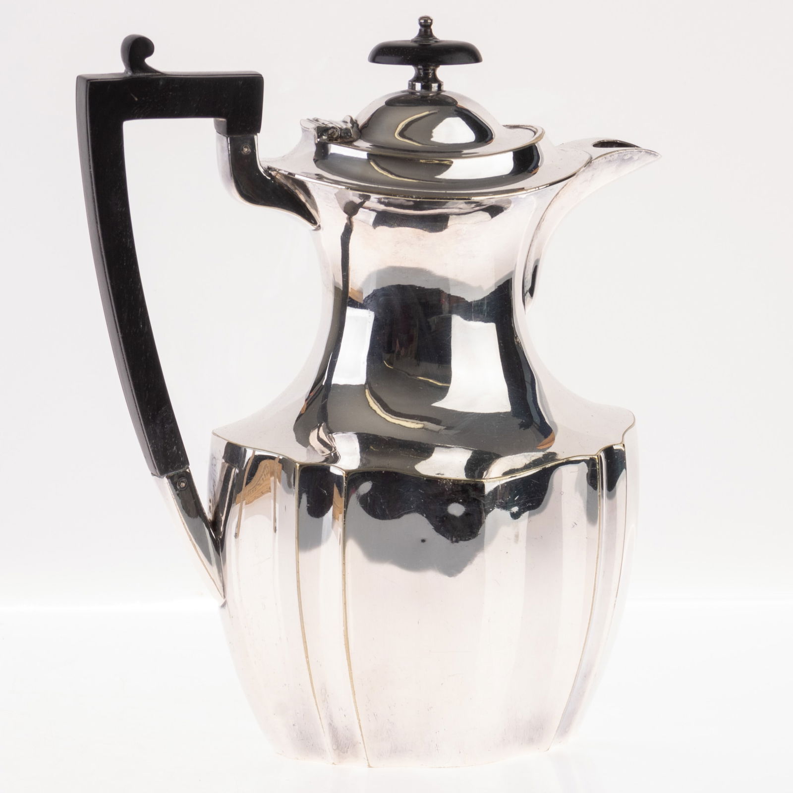 ANTIQUE SILVER PLATED COFFEE POT (1 of 3)