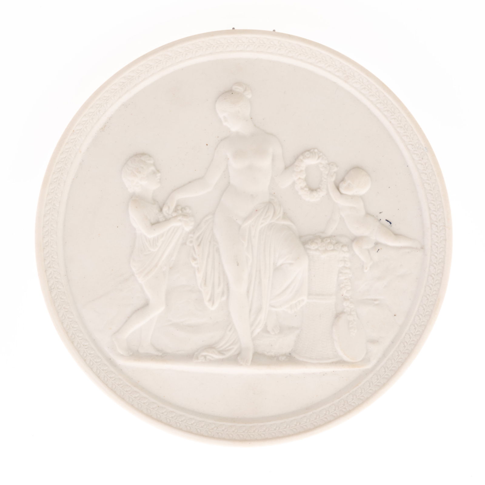 ROYAL COPENHAGEN PORCELAIN CLASSICAL MEDALLION WALL PLAQUE (1 of 3)