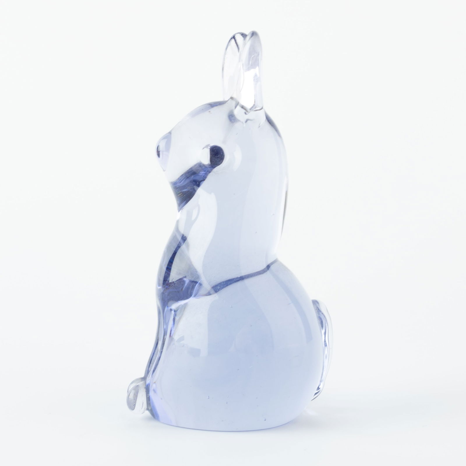 MID CENTURY MURANO VENETIAN HAND BLOWN GLASS BUNNY RABBIT PAPERWEIGHT SCULPTURE: Kindly examine all photographs provided in this listing or ask for a condition report. All items offered are in generally good, pre-owned condition, unless otherwise specifically described, sold as se