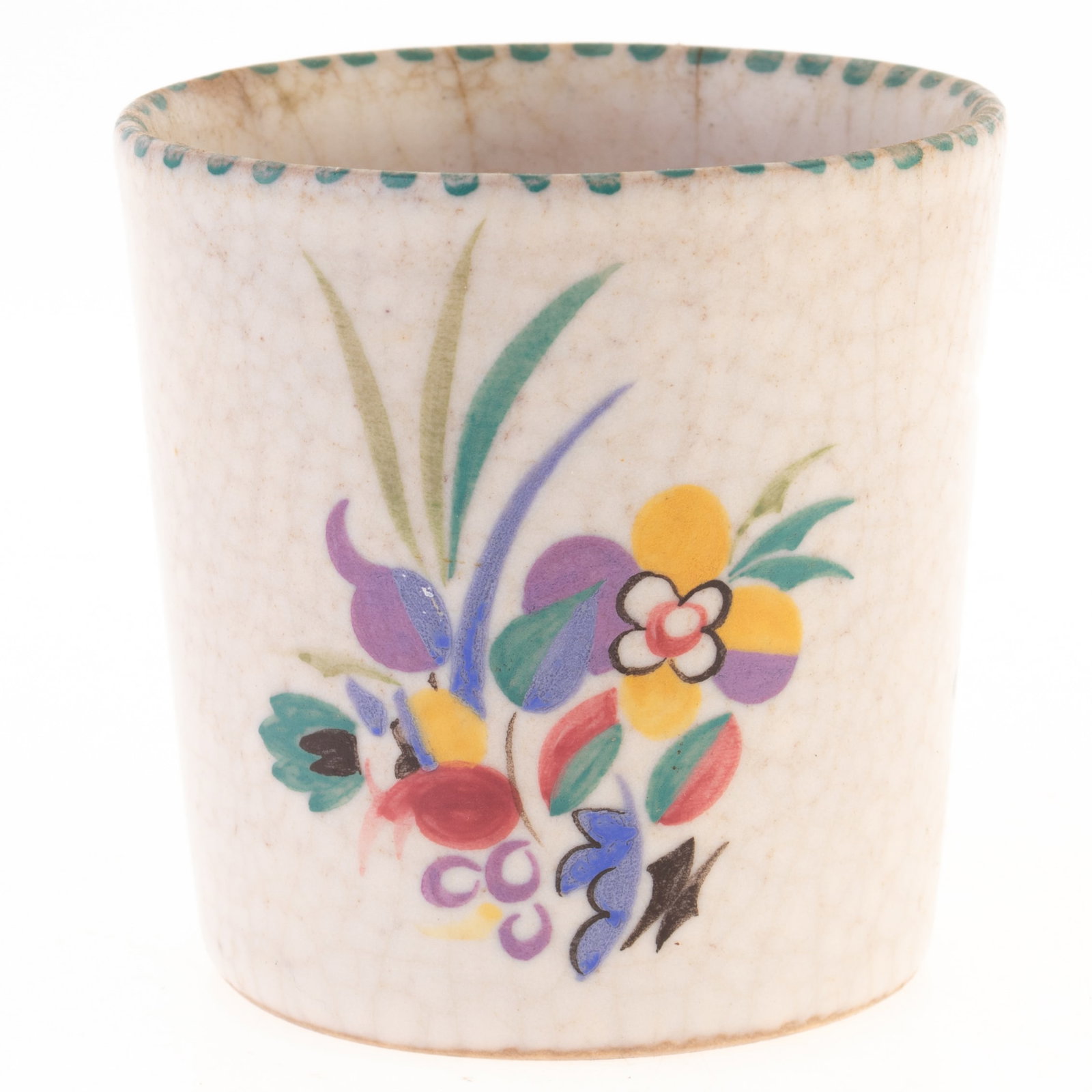 POOLE POTTERY CERAMIC VASE: From a collection of Wedgwood and other selected ceramic/porcelain objects. Kindly examine all photographs provided in this listing or ask for a condition report. All items offered are in generally go