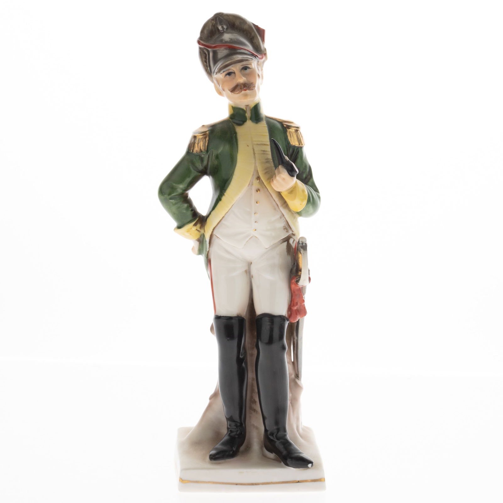 CONTINENTAL PORCELAIN POLYCHROME SOLDIER REGIMENT FIGURE (1 of 3)