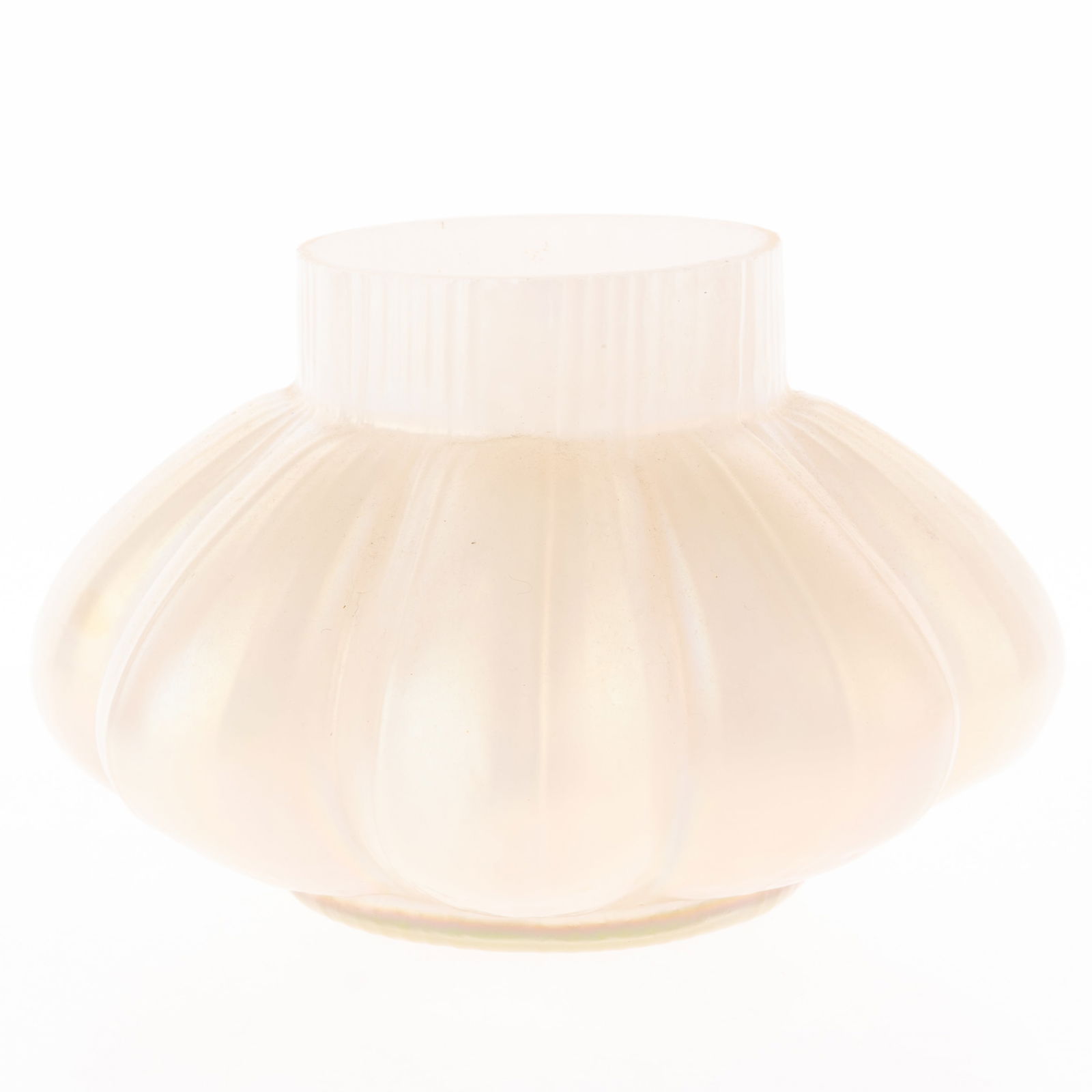 ANTIQUE ART NOUVEAU LOETZ PEARLWARE GLASS VASE: Kindly examine all photographs provided in this listing or ask for a condition report. All items offered are in generally good, pre-owned condition, unless otherwise specifically described, sold as se