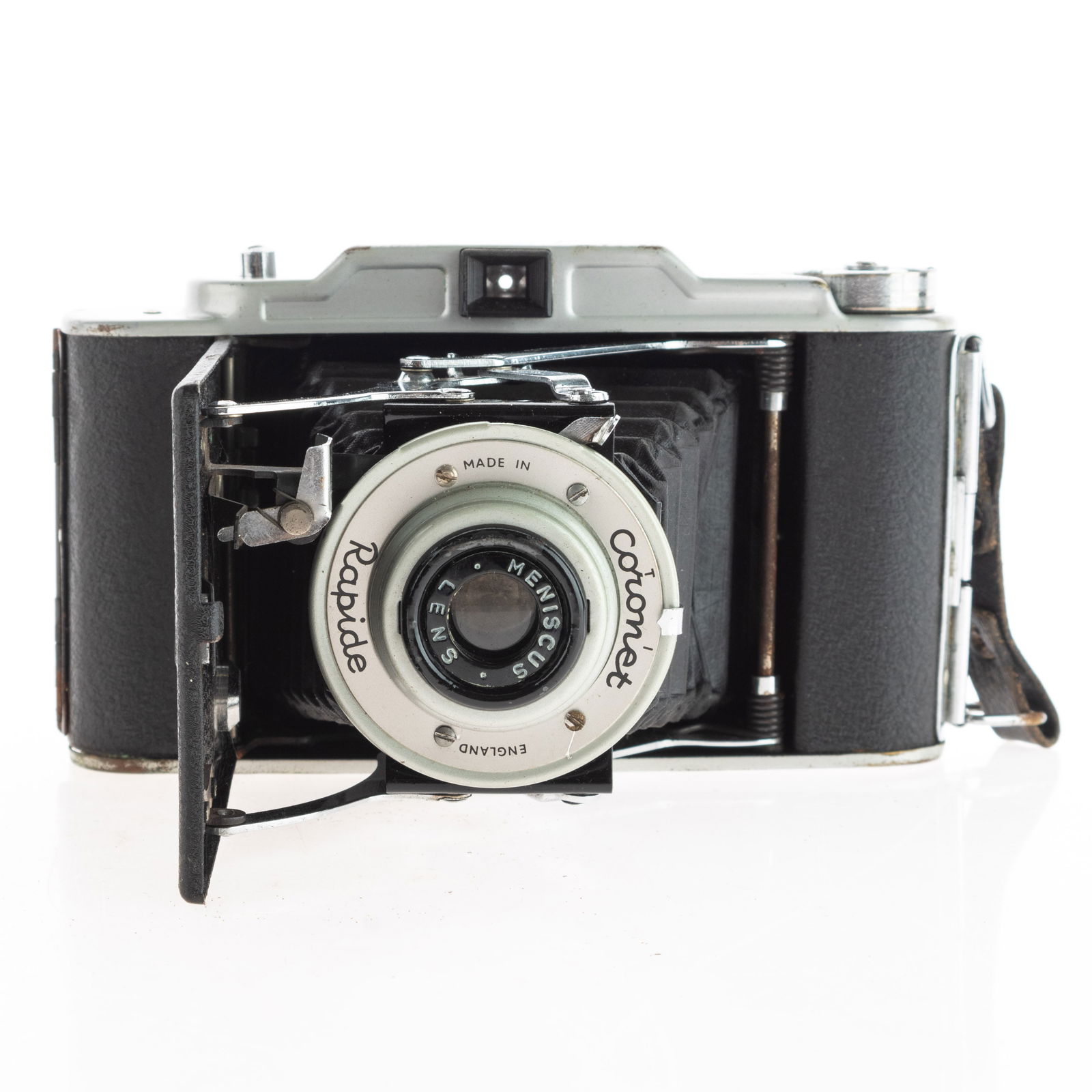 VINTAGE 1950S CORONET RAPIDE ROLL FILM FOLDING CAMERA (1 of 5)