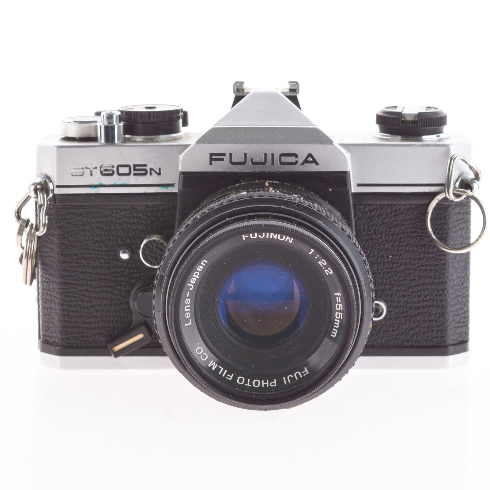 VINTAGE FUJICA ST605N SLR CAMERA: Kindly examine all photographs provided in this listing or ask for a condition report. All items offered are in generally good, pre-owned condition, unless otherwise specifically described, sold as se