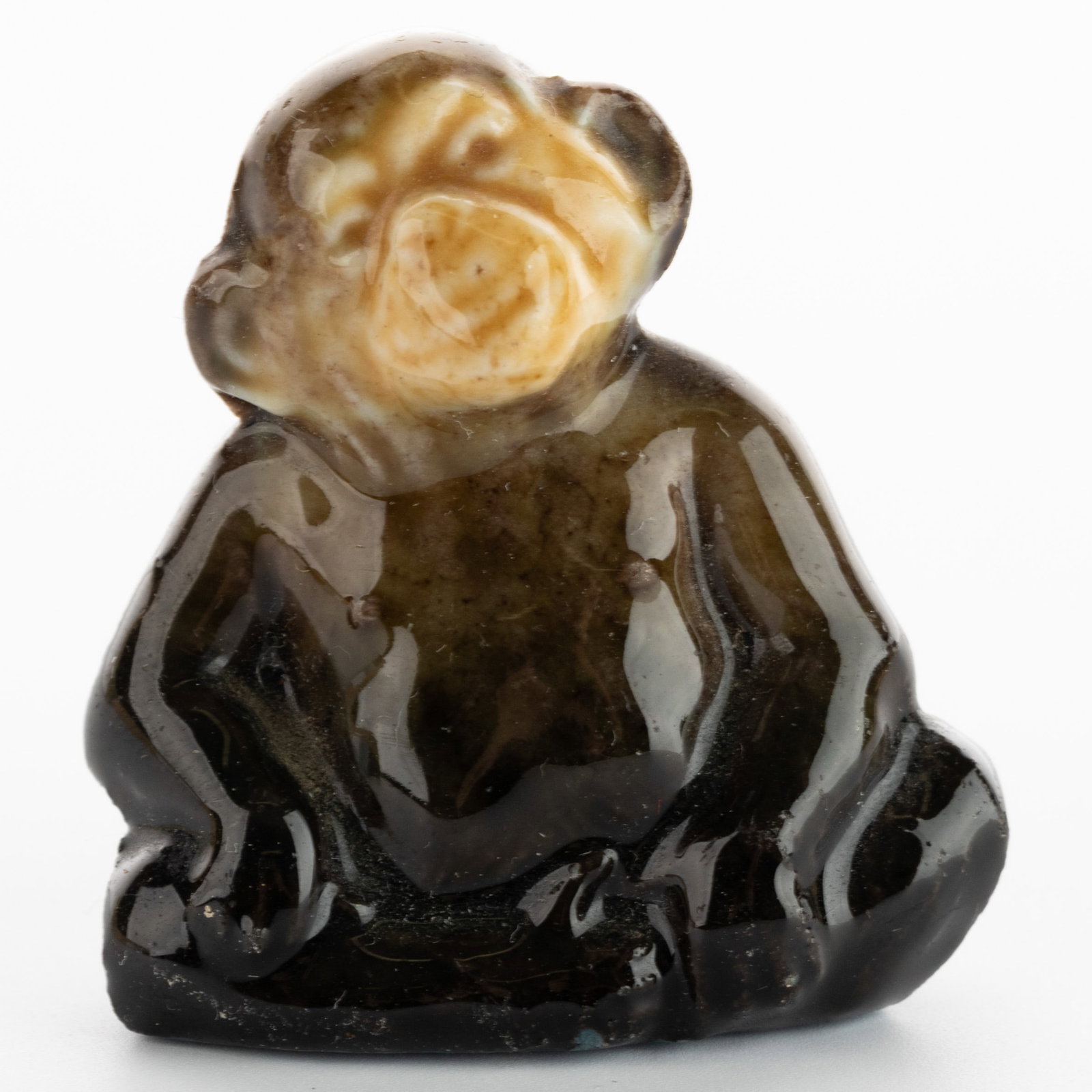 WADE PORCELAIN CERAMIC POTTERY POLYCHROME MONKEY FIGURE: Kindly examine all photographs provided in this listing or ask for a condition report. All items offered are in generally good, pre-owned condition, unless otherwise specifically described, sold as se