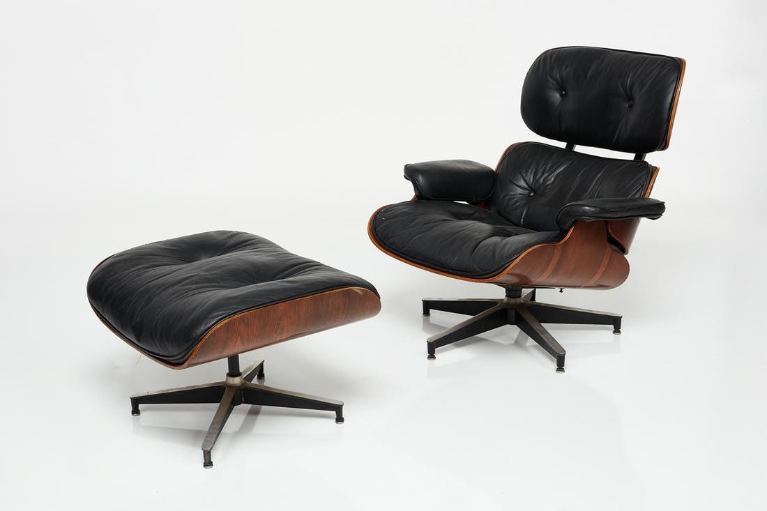 Herman Miller -Charles & Ray  Eames, Lounge Chair and Ottoman (2) (1 of 4)