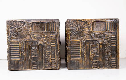 Adrian Pearsall Brutalism Accent Tables (Pair) (1 of 9)