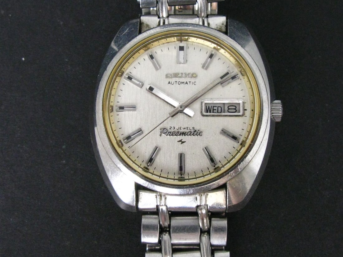 Vintage 1969 Seiko Presmatic Day Date 5106-7050 Mens Watch i14547 (1 of 5)