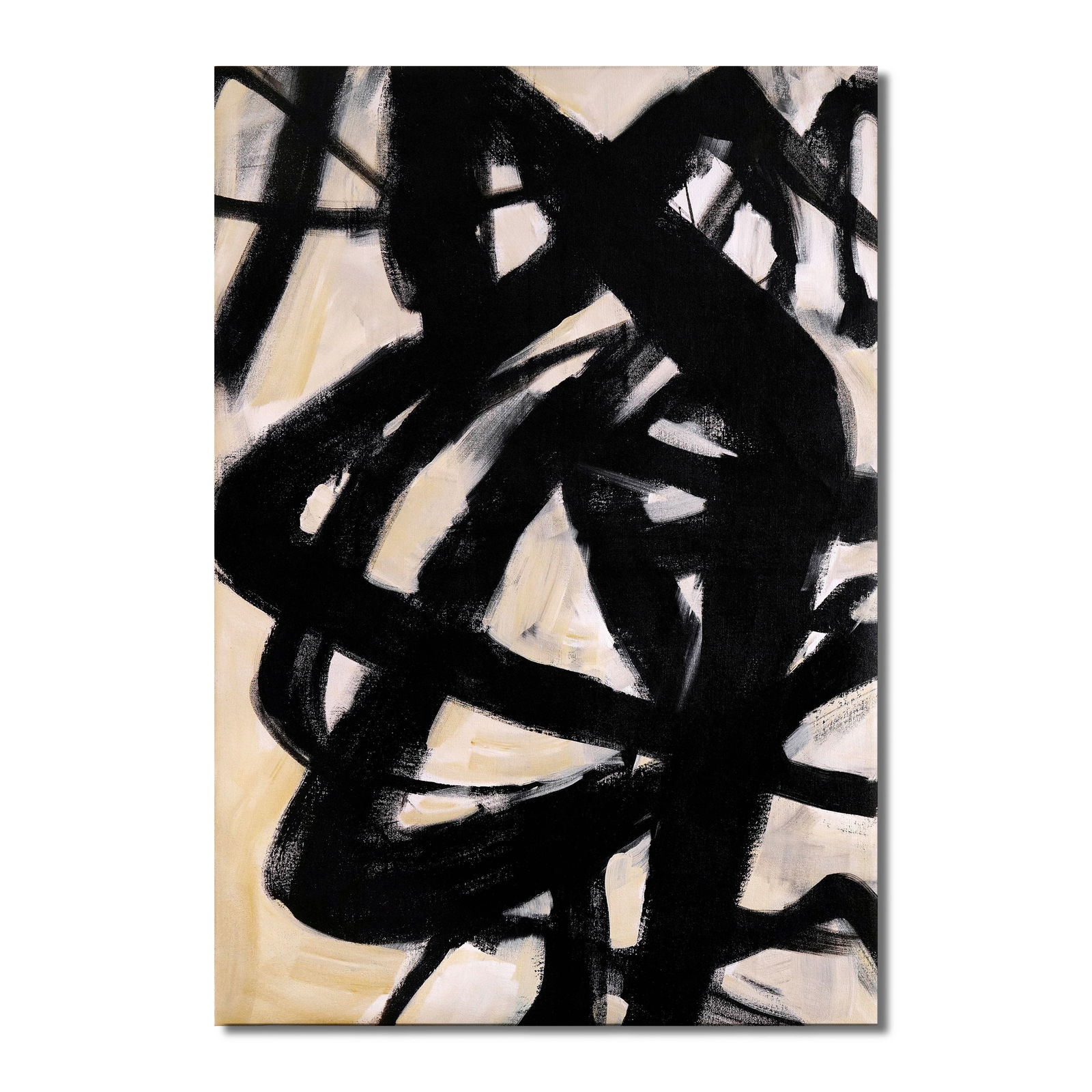 FRANZ KLINE(1910-1962), OIL ON CANVAS (1 of 2)