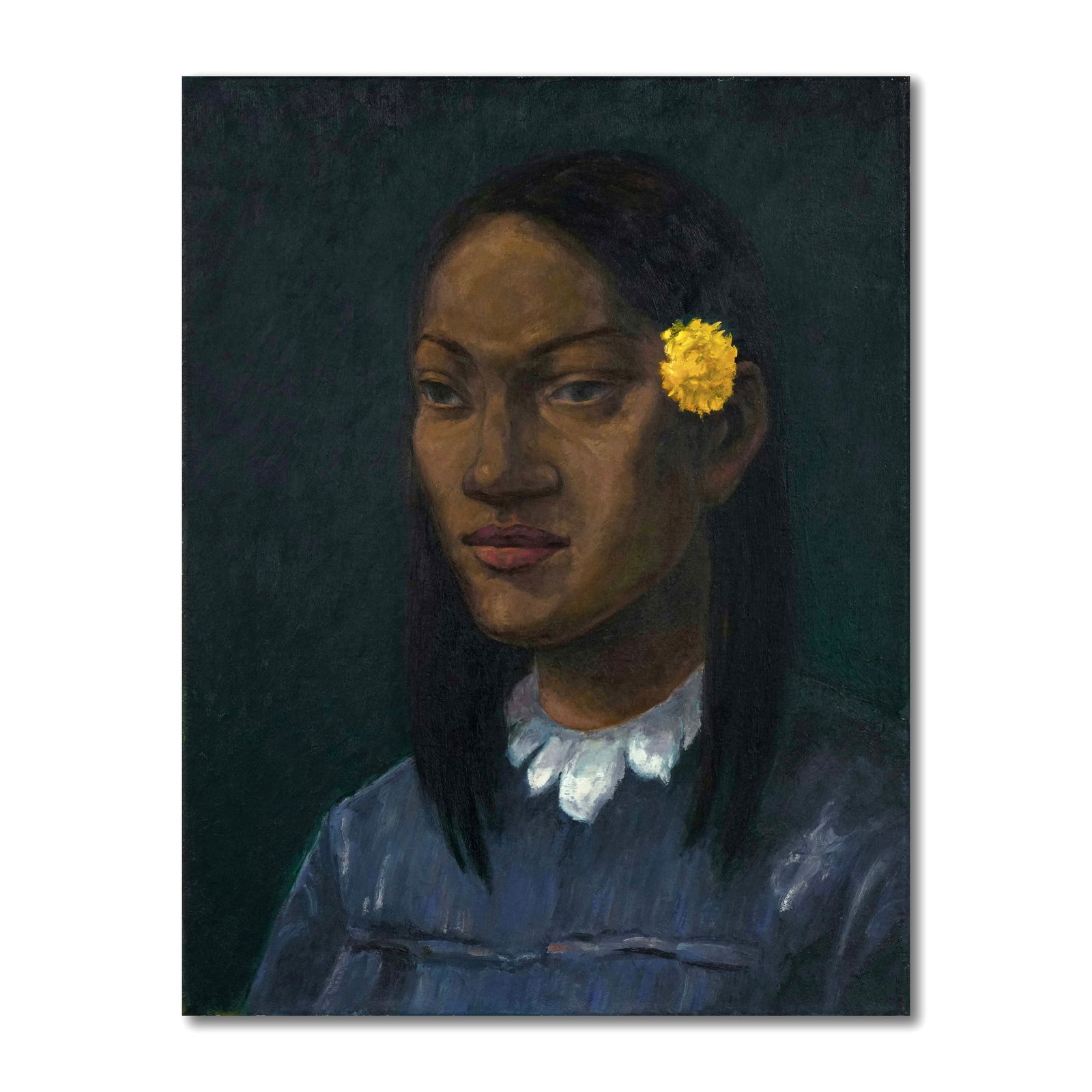 PAUL GAUGUIN (1848-1903), OIL ON CANVAS: Signed (upper right) This painting comes with COA. Image Size: 67.5 cm x 52.5 cm (26 1/2 x 20 3/4 in) All measurements are approximate. Paul Gauguin, a key figure of Symbolism and Post-Impressionism i