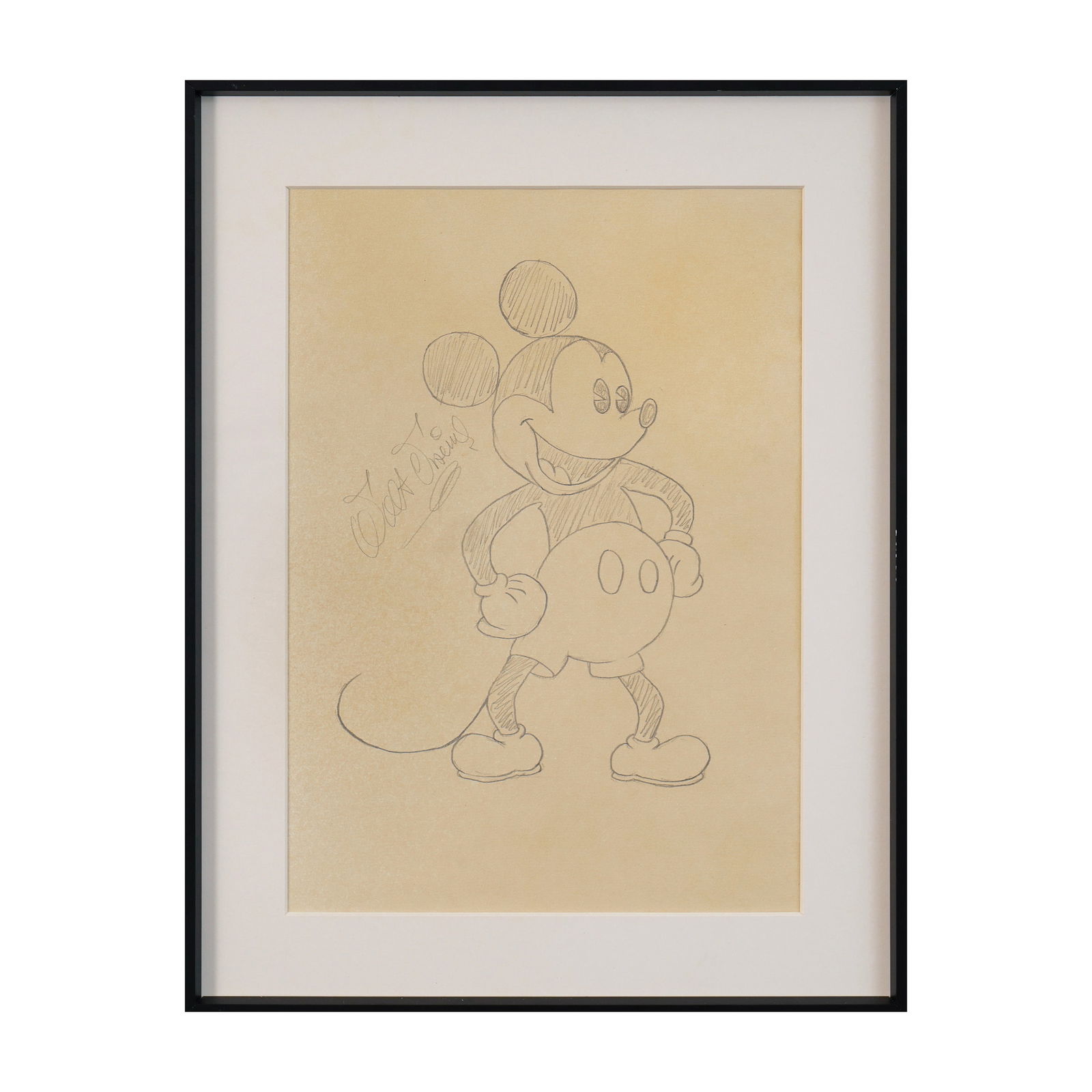 Walt Disney (1901-1966), Graphite on Paper (1 of 2)