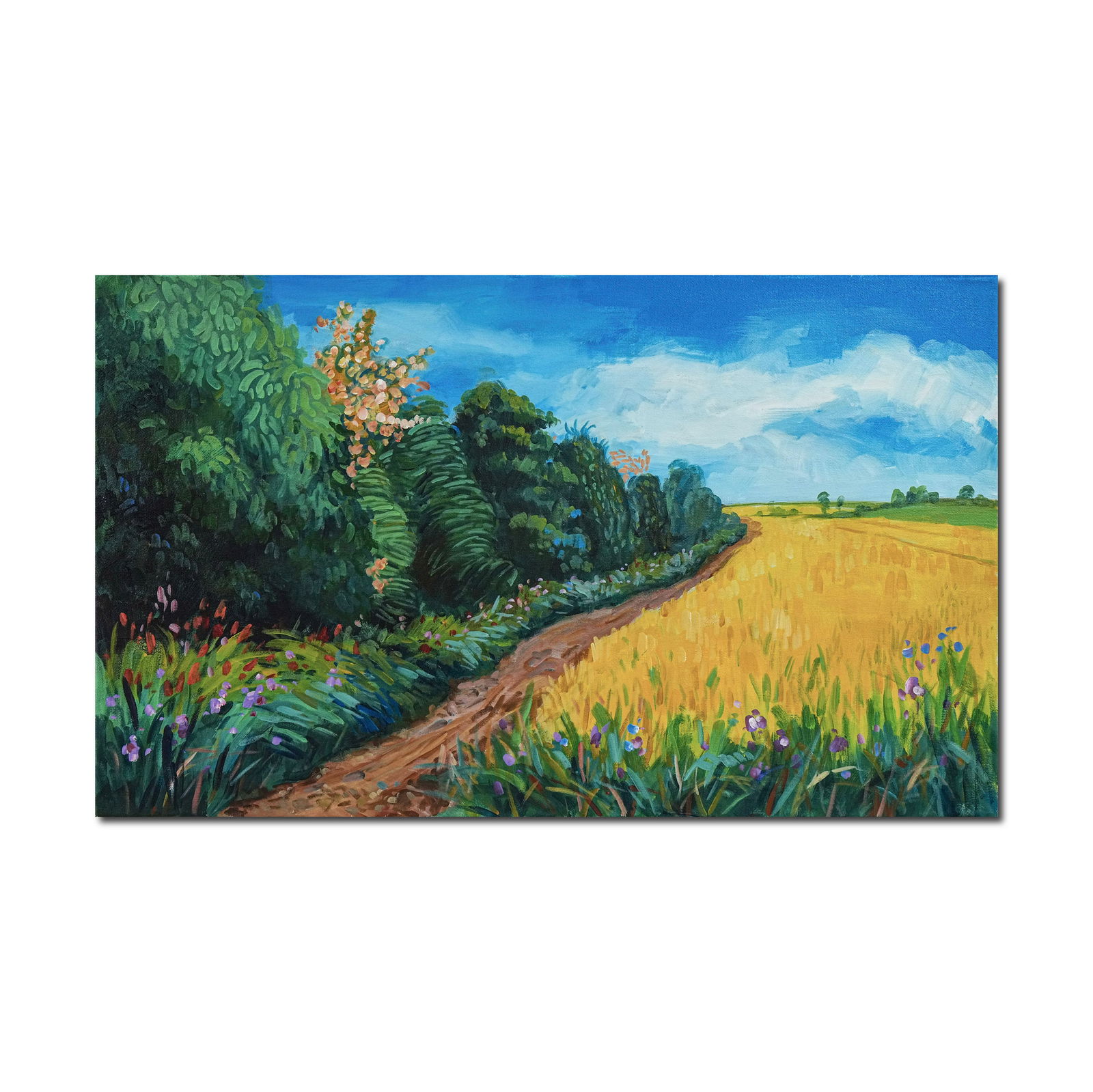 DAVID HOCKNEY (B.1937), OIL ON CANVAS (1 of 2)