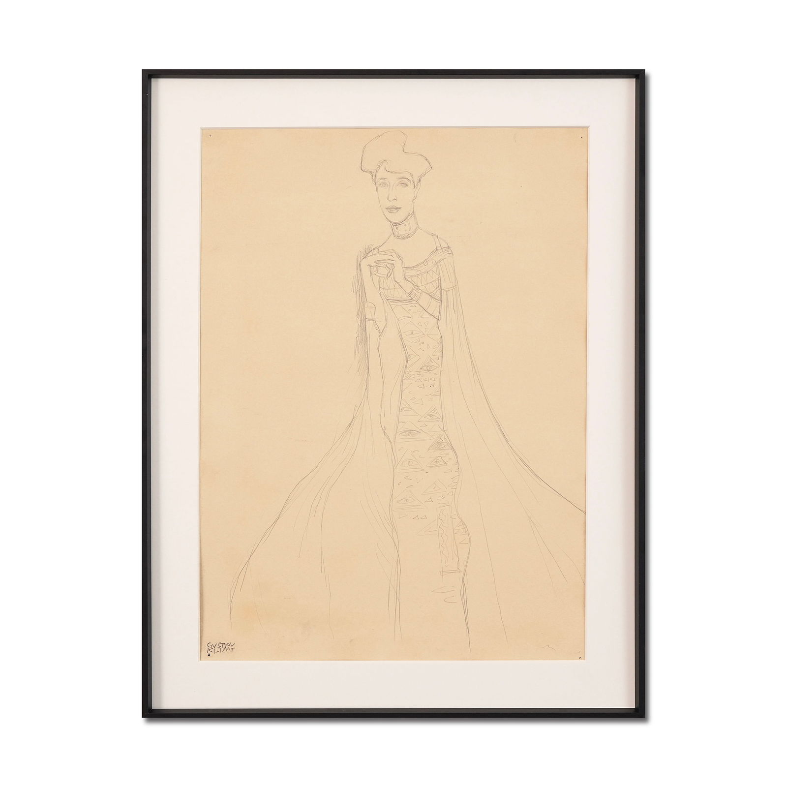 GUSTAV KLIMT (1862-1918), GRAPHITE ON PAPER (1 of 2)