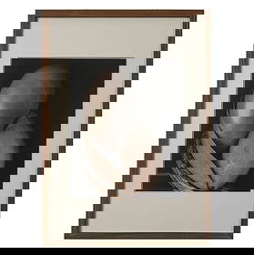 EDWARD WESTON, TWO SHELLS, 1927: Two Shells, 1927 Gelatin silver print, printed by Cole Weston Dimensions: Image 7 1/2 × 9 1/8 in. (19 × 23.1 cm); Frame 11 × 15 3/8 in. (28 × 39 cm) Stamped on verso “Negative by Edward Weston /