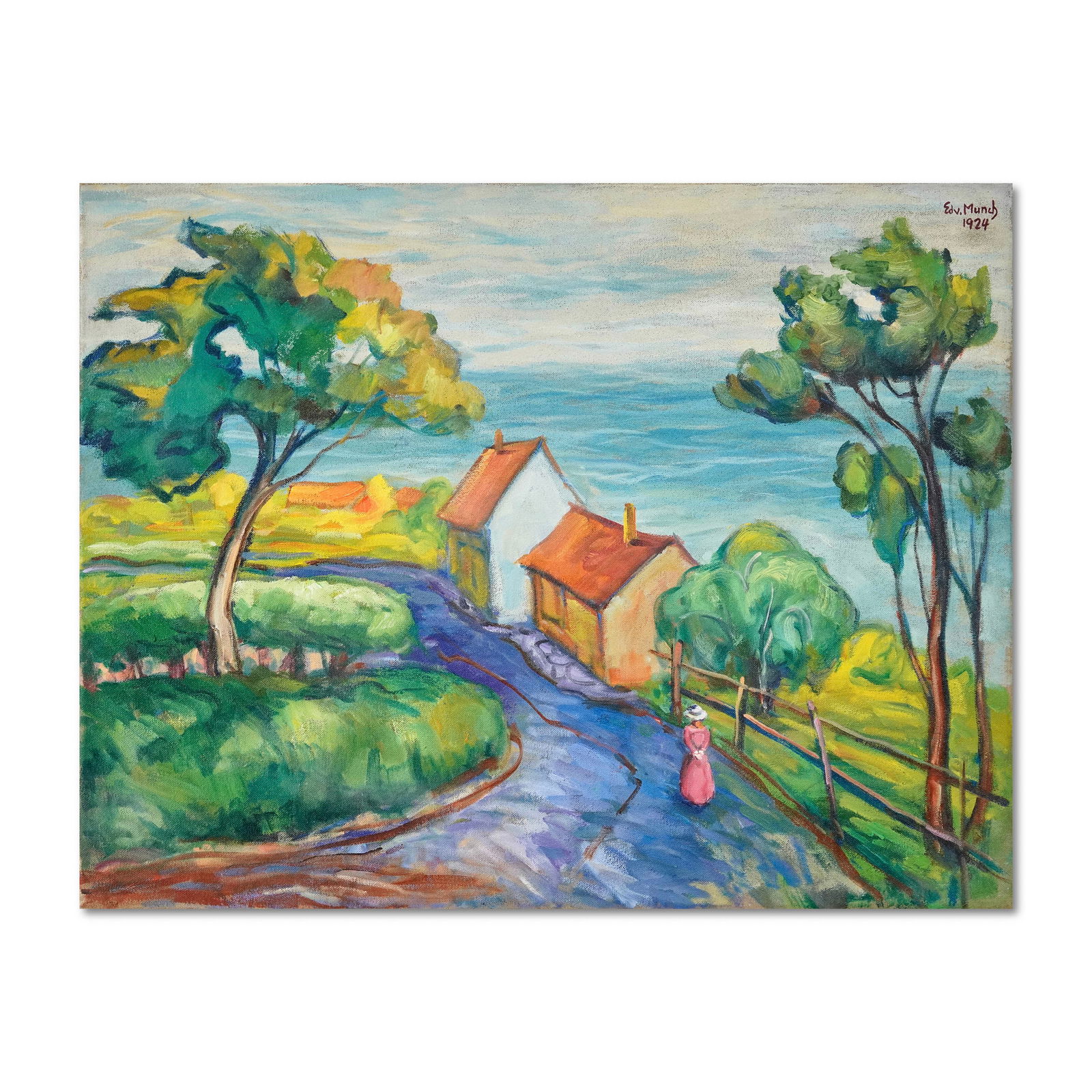 EDVARD MUNCH (1863-1944), OIL ON CANVAS (1 of 2)