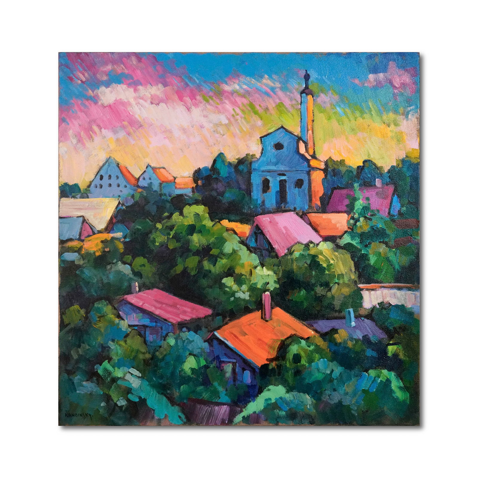 WASSILY KANDINSKY (1866-1944), OIL ON CANVAS (1 of 2)