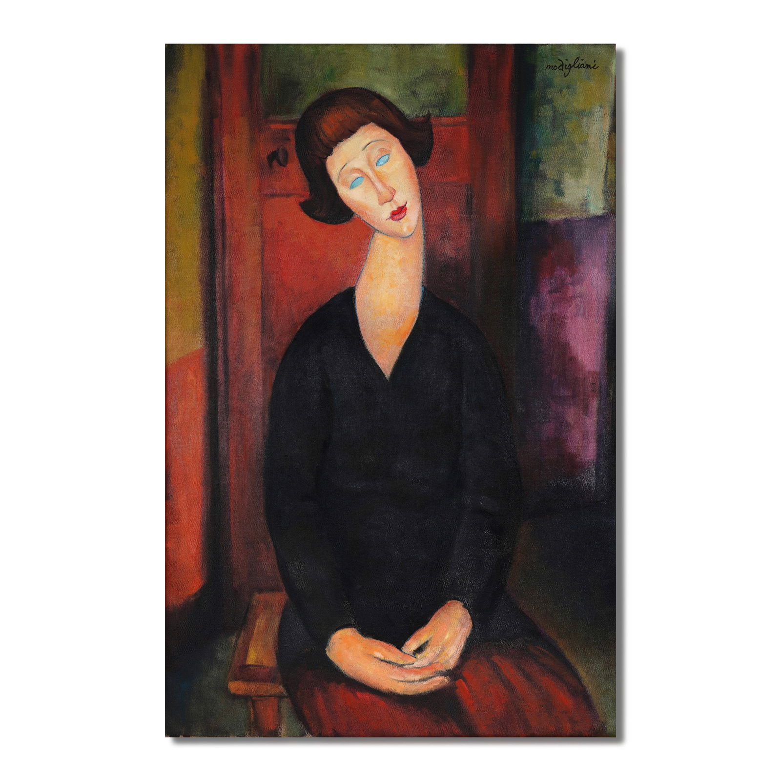 AMADEO MODIGLIANI (1884-1920), OIL ON CANVAS (1 of 2)