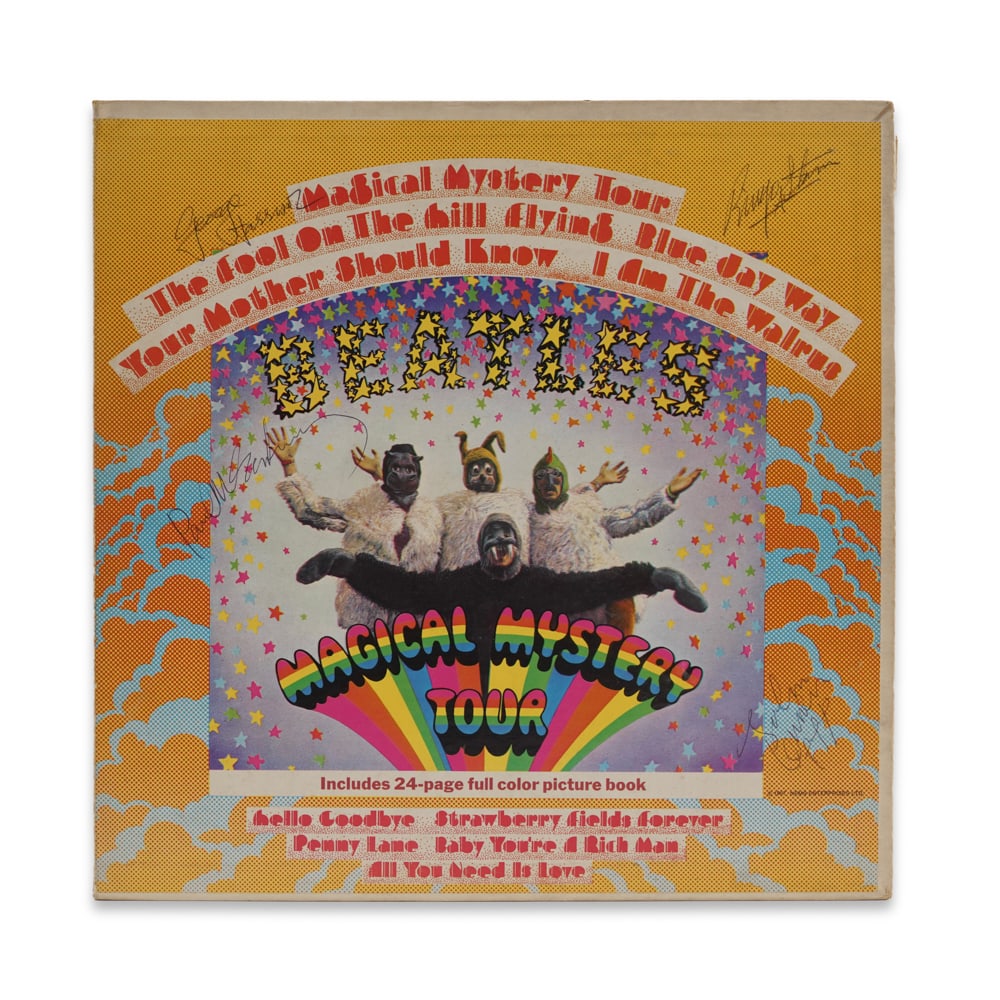 THE BEATLES FULLY SIGNED LP "MAGICAL MYSTERY TOUR," 1967 (1 of 18)