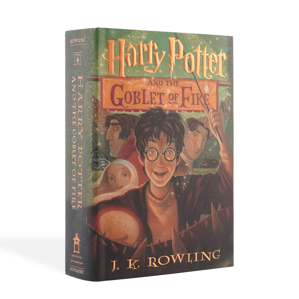 J.K. ROWLING SIGNED "HARRY POTTER AND THE GOBLET OF FIRE" FIRST EDITION (1 of 5)