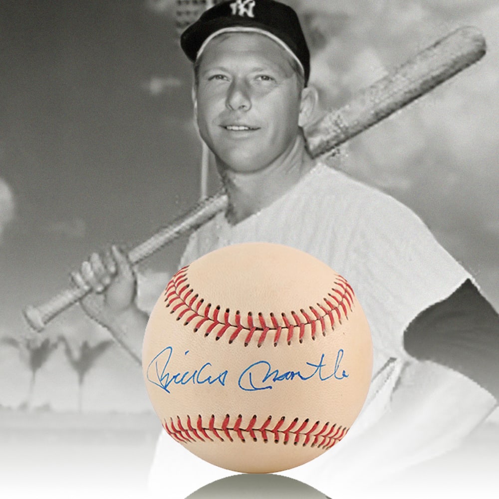 MICKEY MANTLE SIGNED BASEBALL (1 of 5)