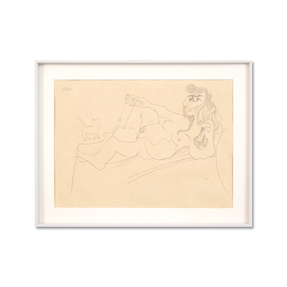 PABLO PICASSO (1881-1973), PENCIL ON PAPER (1 of 2)