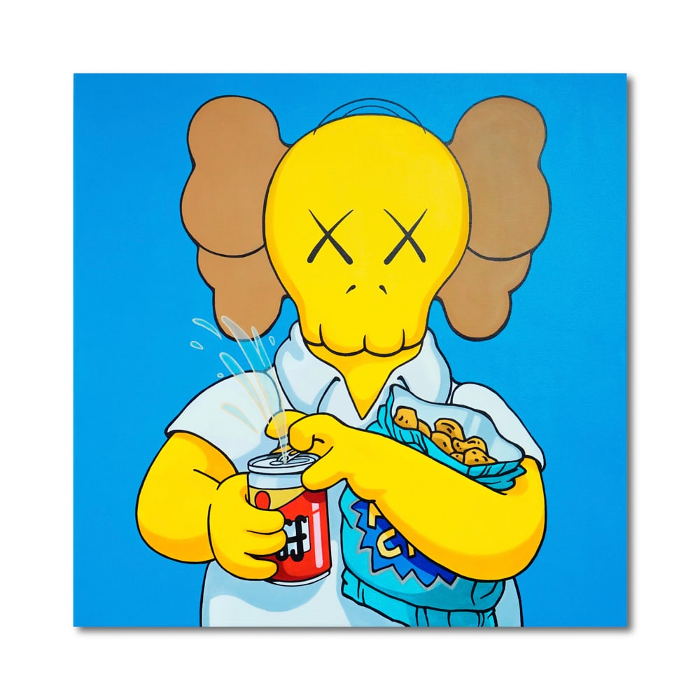 KAWS (B.1974), ACRYLIC ON CANVAS (1 of 2)