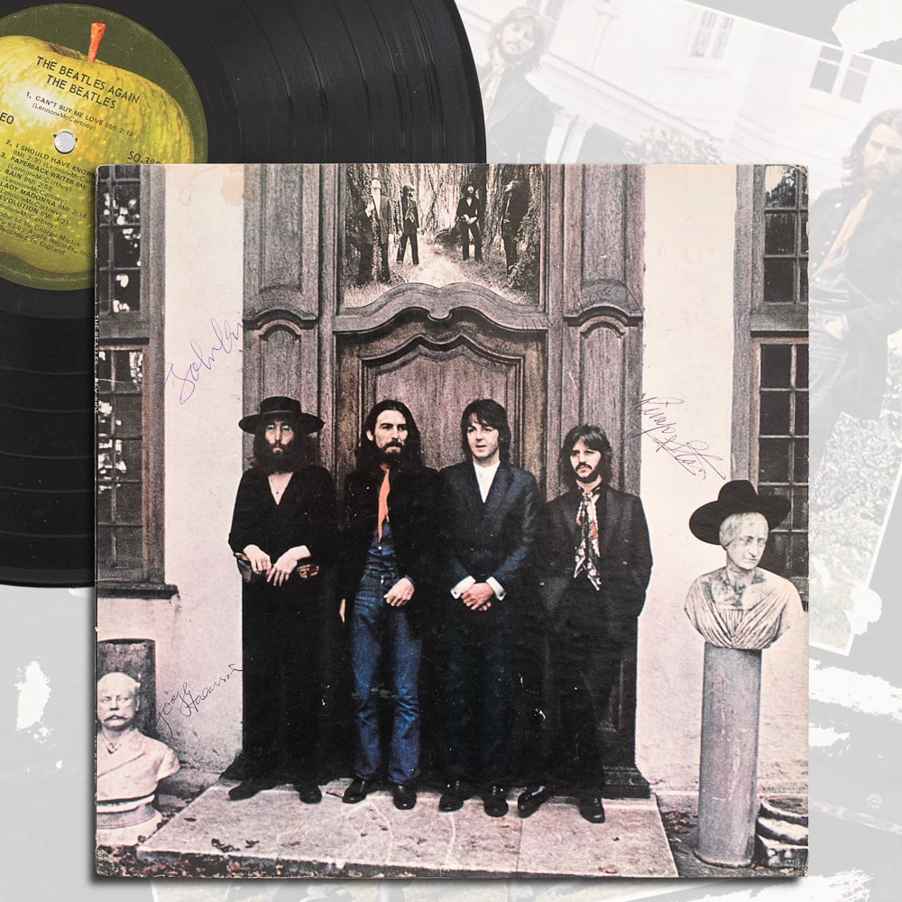 THE BEATLES FULLY SIGNED LP - THE BEATLES AGAIN (APPLE RECORDS, SW-385) (1 of 4)