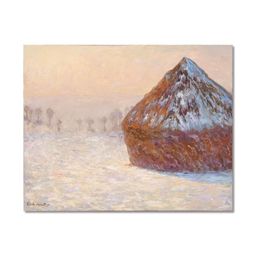 CLAUDE MONET (1840-1926), OIL ON CANVAS: Signed (lower left) Image Dimensions: 36 1/4 x 28 3/4 in (92 x 73 cm) This painting comes with COA. Claude Monet stands as a foundational figure in the transformation of modern painting, whose serial