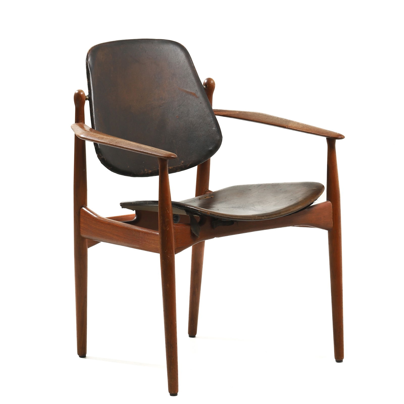ARNE VODDER “FD 105 ARMCHAIR" FOR FRANCE & DAVERKOSEN.: Dimensions 19 5/8 × 24 3/4 × 33 7/8 in (50 × 63 × 86 cm). Description Designed by Arne Vodder in the 1950s and produced by France & Daverkosen (later France & Son), this iconic FD 105 armchair is