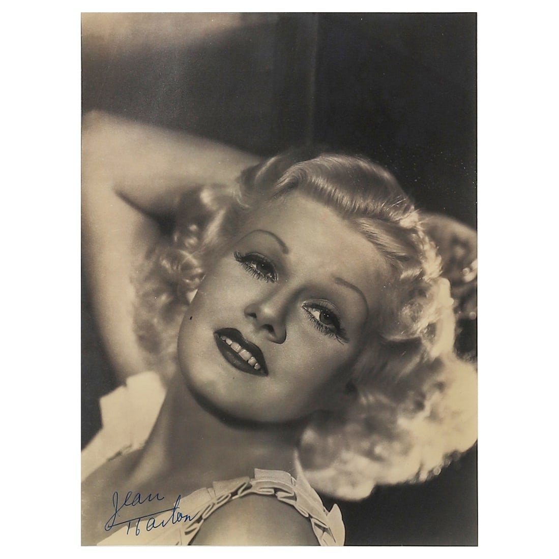 JEAN HARLOW SIGNED PORTRAIT (1 of 3)