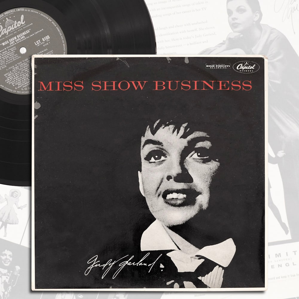 JUDY GARLAND SIGNED LP "MISS SHOW BUSINESS" (1 of 5)