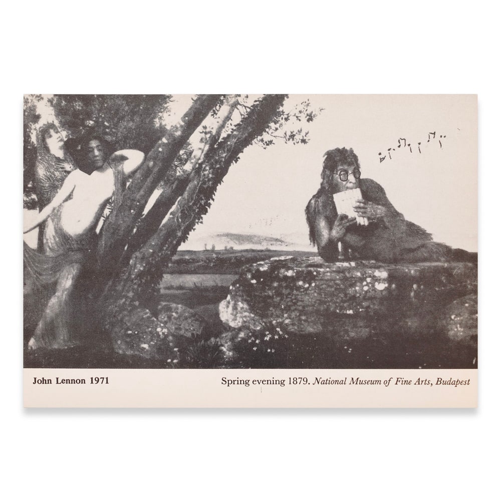 JOHN LENNON SIGNED POSTCARD (1 of 2)