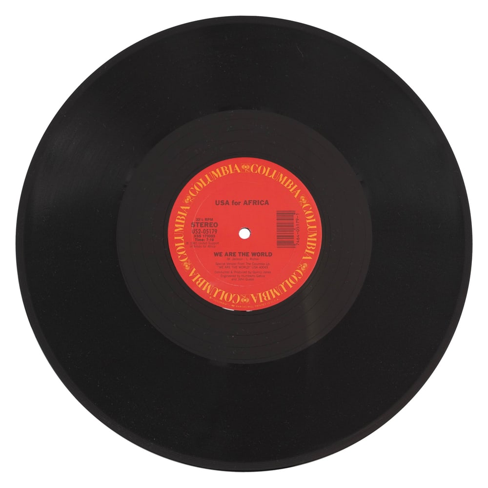 MICHAEL JACKSON SIGNED "WE ARE THE WORLD" LP - 3