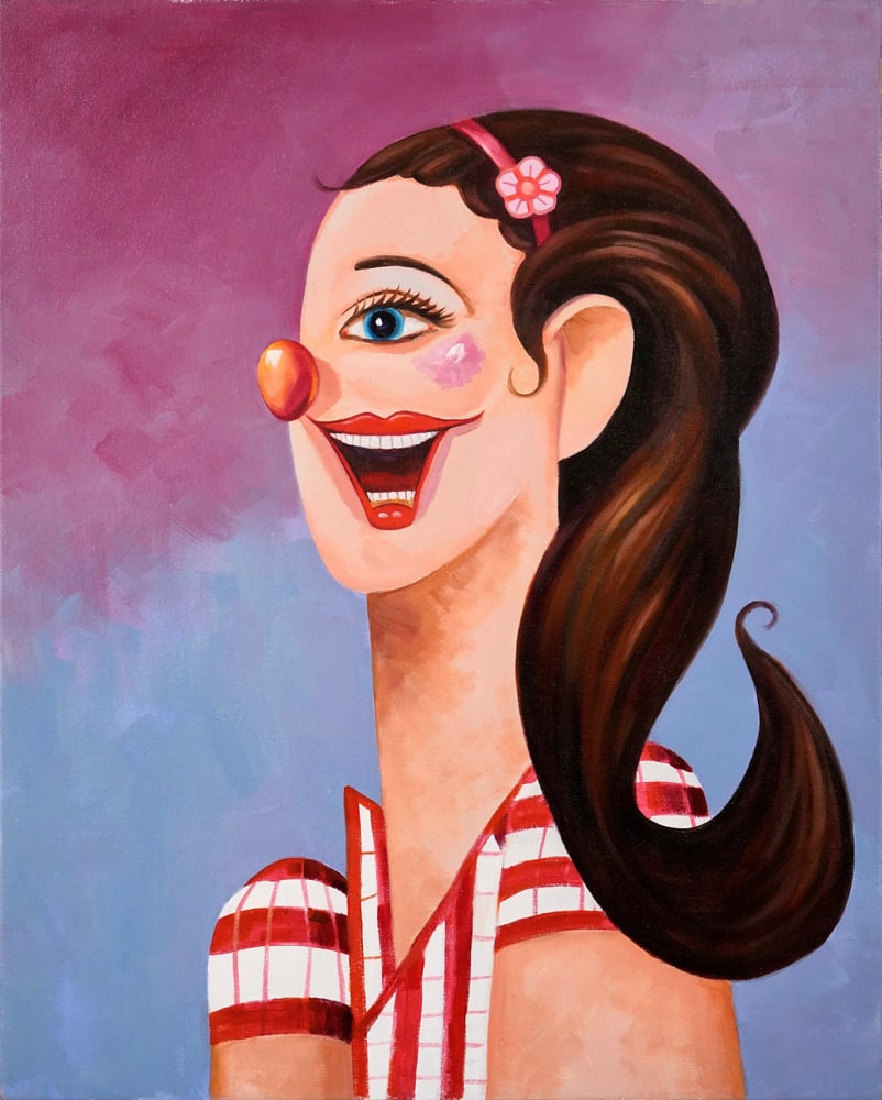 GEORGE CONDO (B.1957), OIL ON CANVAS: Signed (verso) Image Dimensions: 40 x 32 in (101.6 x 81.3 cm) This painting comes with coa. George Condo, born in 1957, is one of the most influential American painters of the postmodern era, renowned