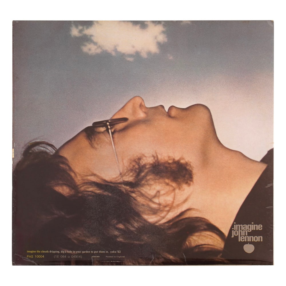 JOHN LENNON SIGNED "IMAGINE" LP - 2