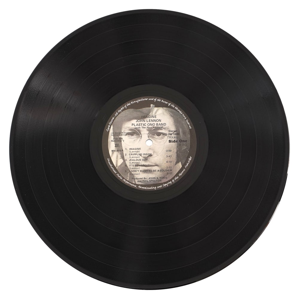 JOHN LENNON SIGNED "IMAGINE" LP - 3