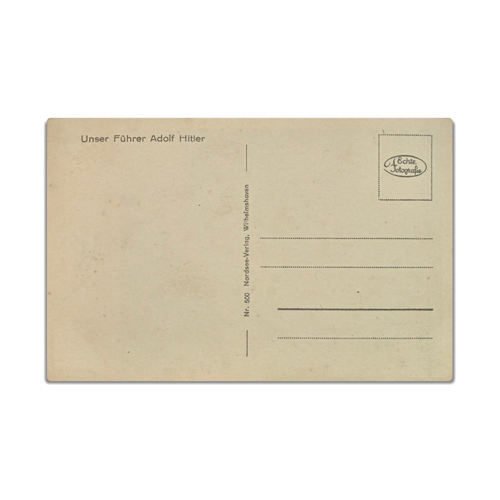 ADOLF HITLER SIGNED POSTCARD - 2