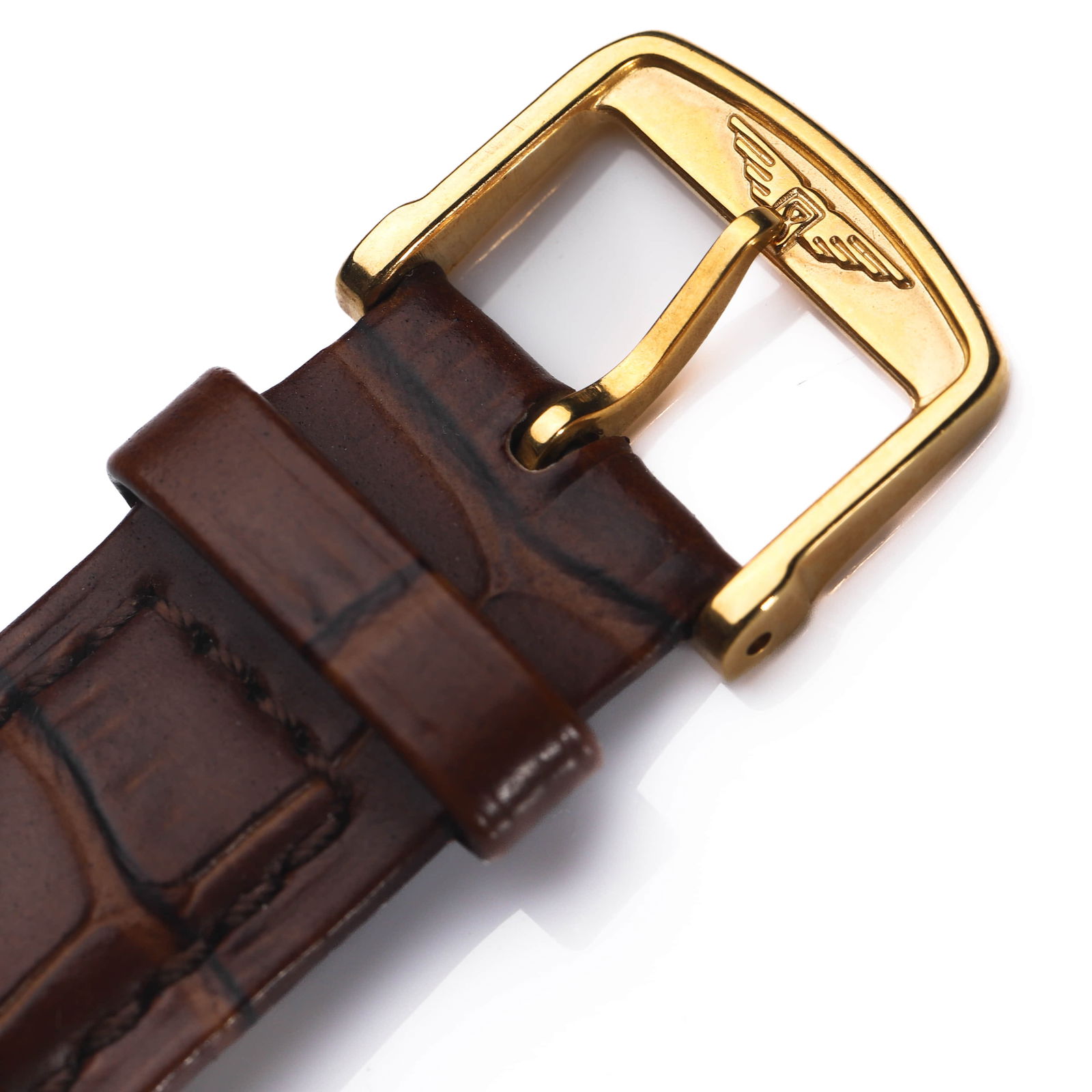 LONGINES GOLD-TONE AUTOMATIC DATE WRISTWATCH - 4