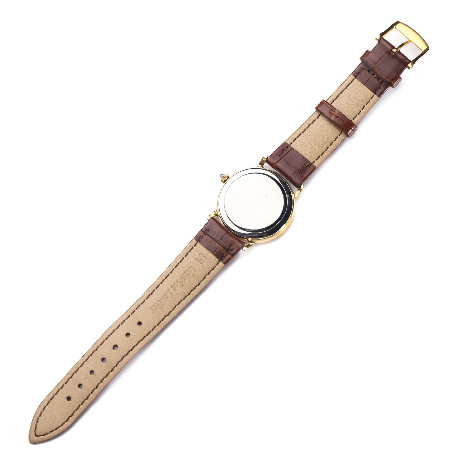 LONGINES GOLD-TONE AUTOMATIC DATE WRISTWATCH - 5